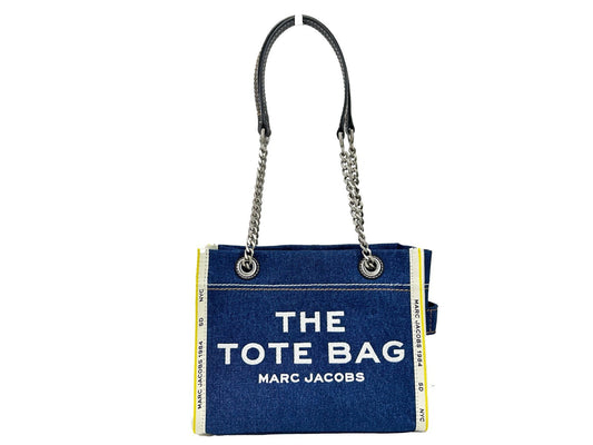 Marc Jacobs The Tote Bag Blue Denim Shoulder Bag