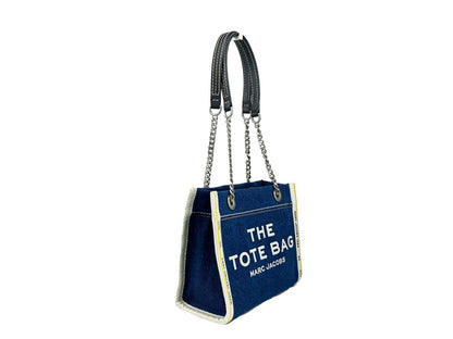 Marc Jacobs The Denim Chain Small Tote Bag