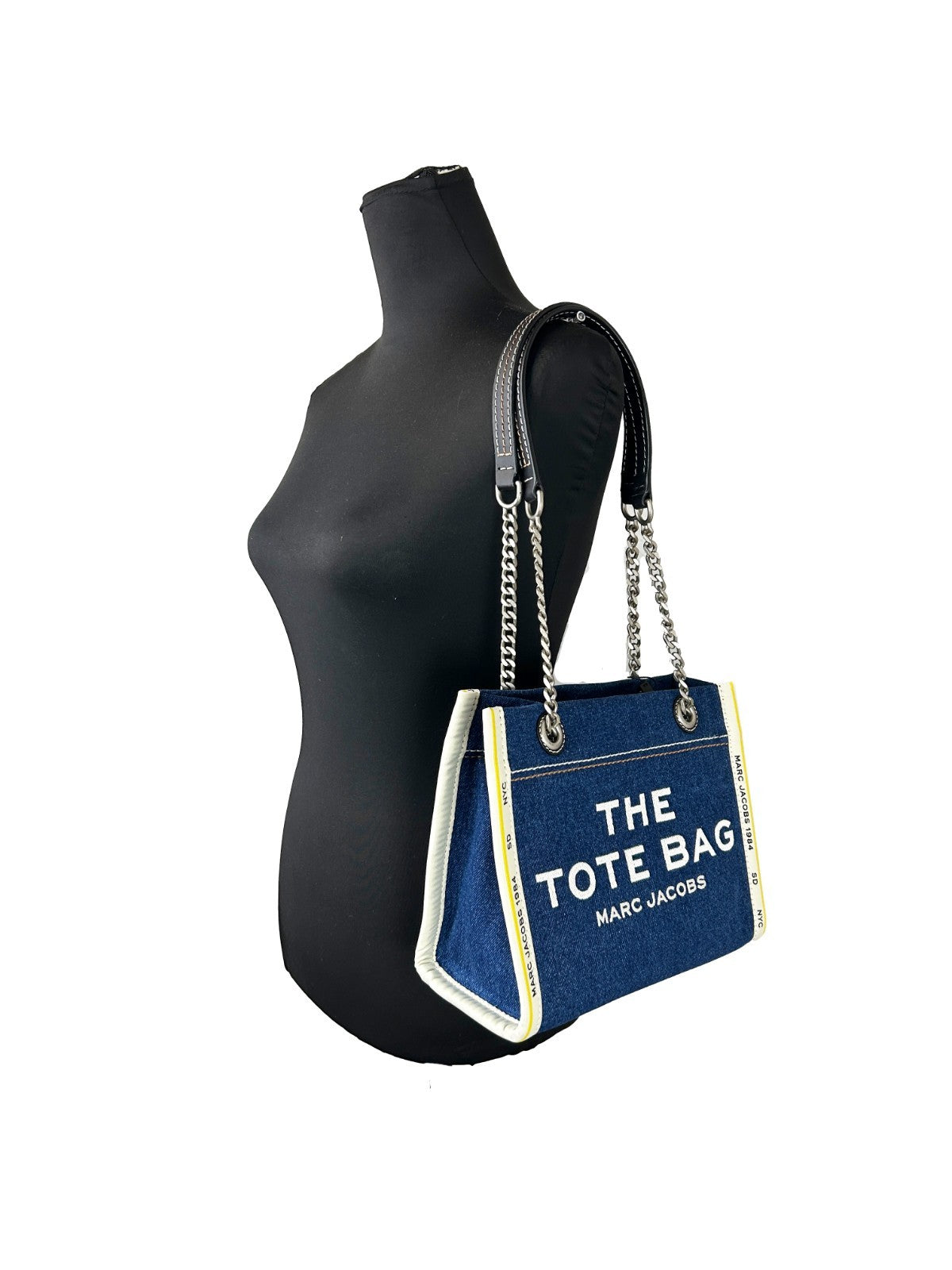 Marc Jacobs The Denim Chain Small Tote Bag