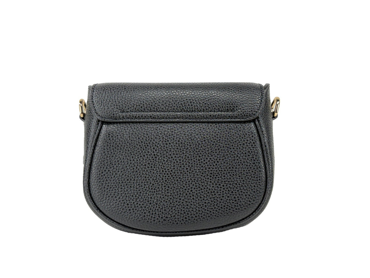 Marc Jacobs The Saddle Bag Black Pebble Leather Crossbody Bag