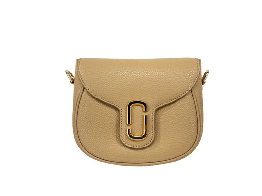 Marc Jacobs The Saddle Bag Camel Pebble Leather Crossbody Bag