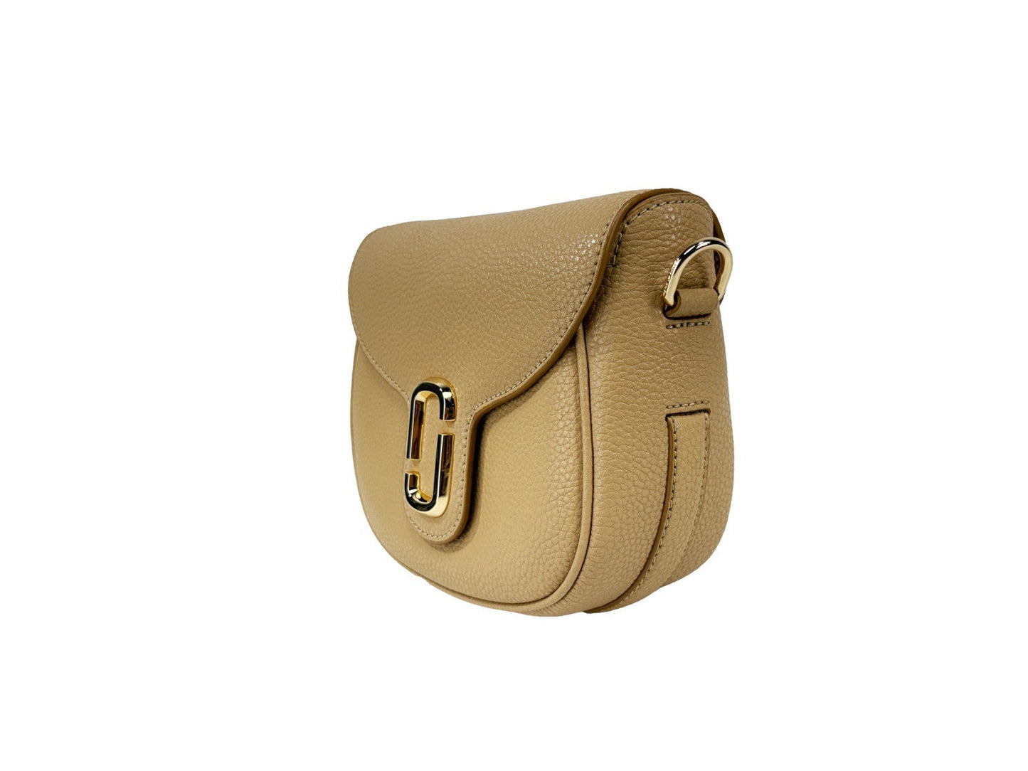 Marc Jacobs The Saddle Bag Camel Pebble Leather Crossbody Bag