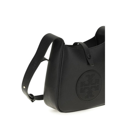 Tory Burch Miller Swing Black Pebbled Leather Crossbody Bag