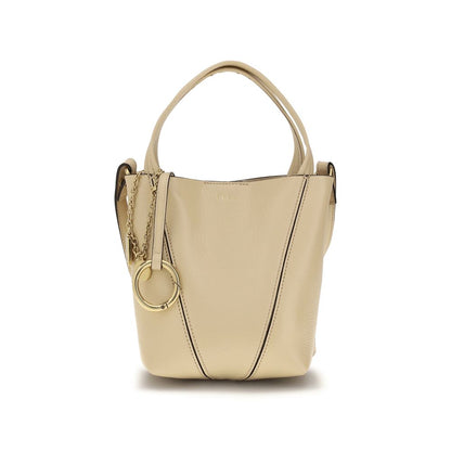 Chloé Spin Beige Calfskin Shoulder Bag