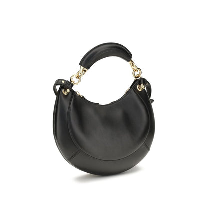 Chloé Marcie Black Calf Leather Shoulder Bag