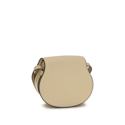 Chloé Marcie Beige Calfskin Shoulder Bag