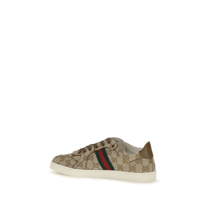 Gucci Tennis 1977 Beige GG Stretch Canvas Sneaker