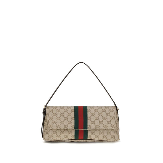 Gucci Madison Medium Beige GG Coated Canvas Shoulder Bag