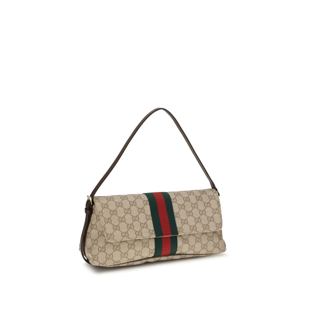 Gucci Madison Medium Beige GG Coated Canvas Shoulder Bag