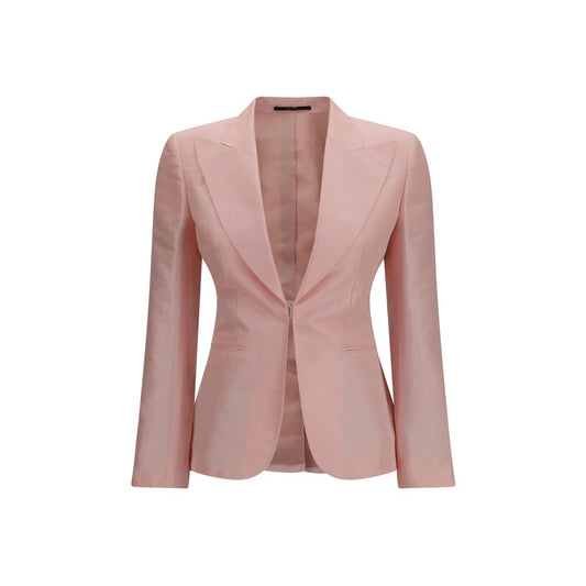 Gucci Pink Silk Faille Jacket