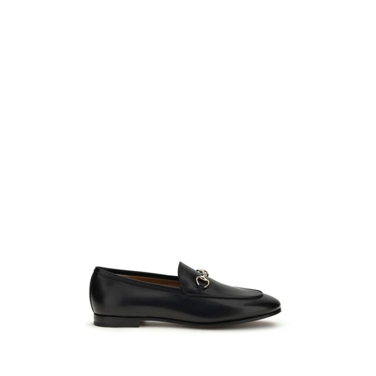Gucci Jordaan Black Leather Loafers