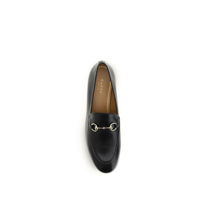 Gucci Jordaan Black Leather Loafers