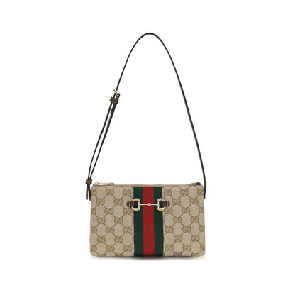 Gucci Horsebit 1955 GG Supreme Shoulder Bag