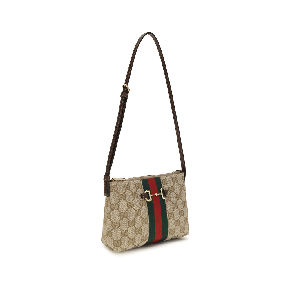 Gucci Horsebit 1955 GG Supreme Shoulder Bag