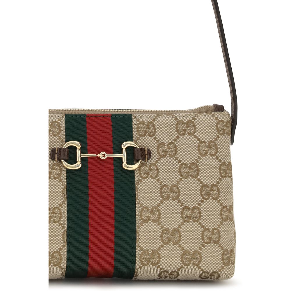 Gucci Horsebit 1955 GG Supreme Shoulder Bag
