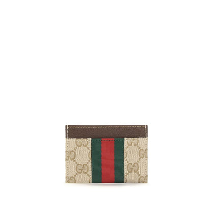 Gucci 1955 Horsebit GG Supreme Canvas Card Holder