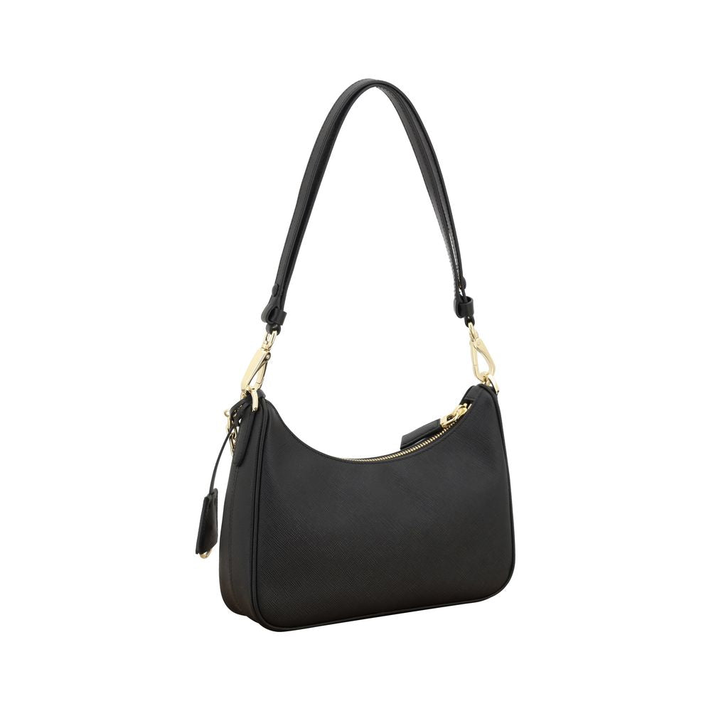 Prada Re-Edition 2005 Black Saffiano Leather Shoulder Bag