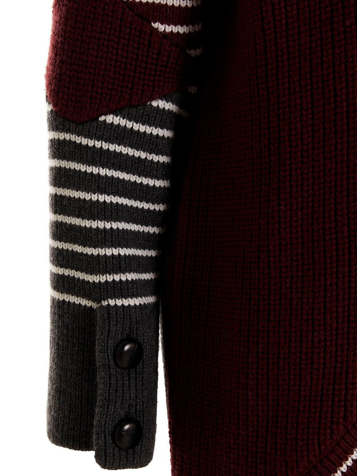 Stella McCartney Stella By Stella Striped Virgin Wool Coat