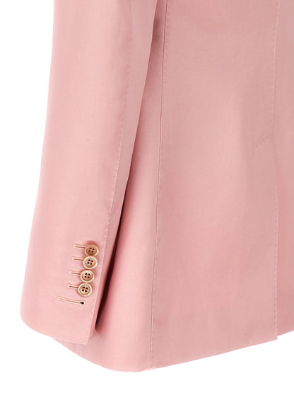 Tom Ford Pink Duchesse Double-Breasted Blazer