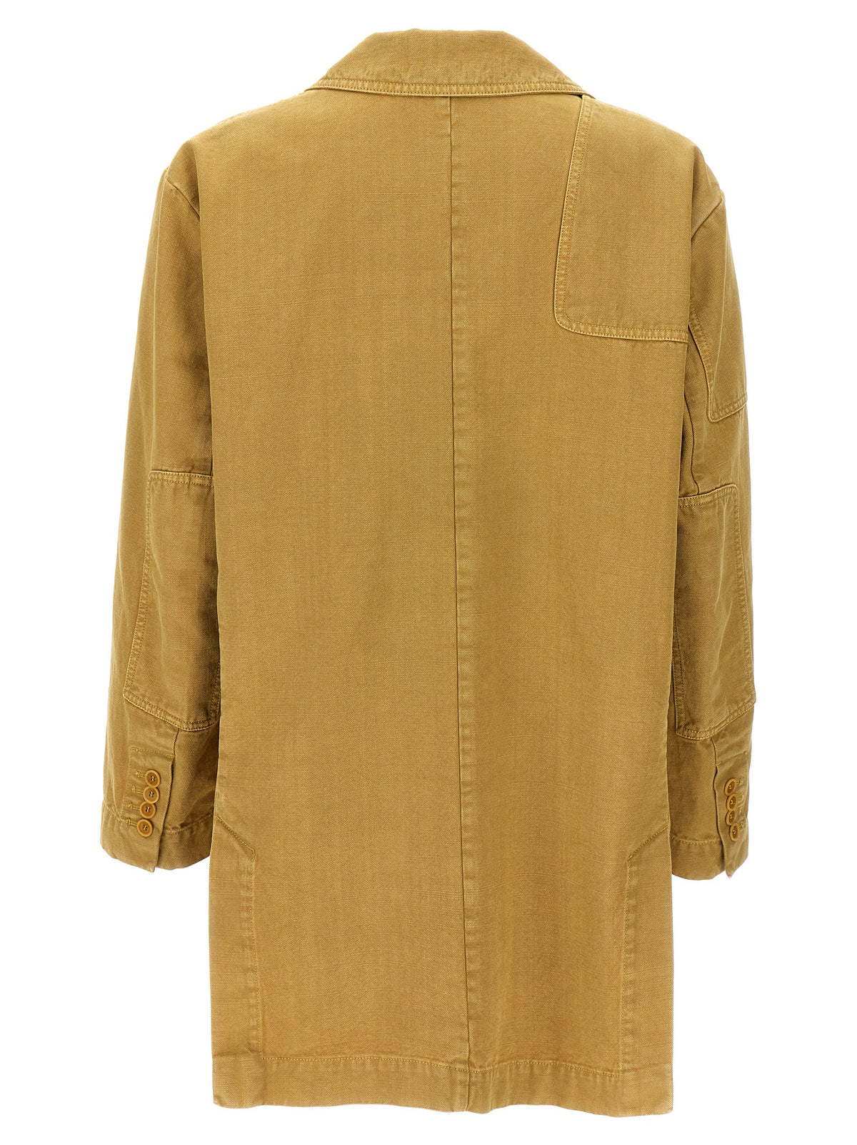 Max Mara Dizzy Cotton Blazer in Beige
