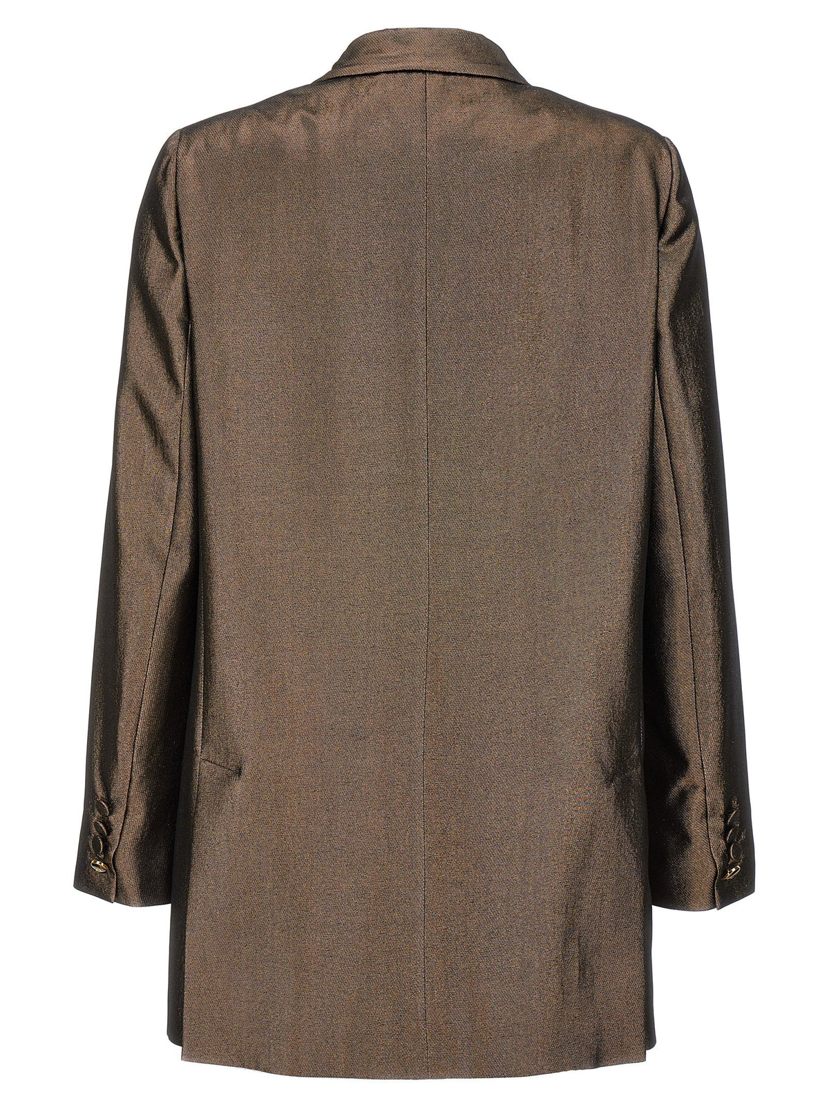 Max Mara Edro Metallic Silk Blazer