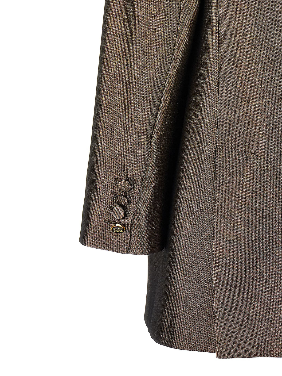 Max Mara Edro Metallic Silk Blazer