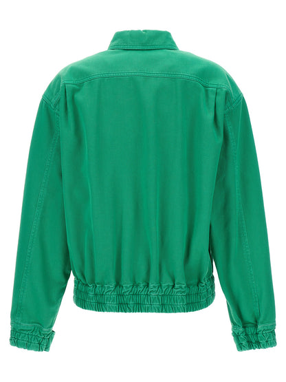 Max Mara Arturo Bicolor Cotton Cropped Jacket
