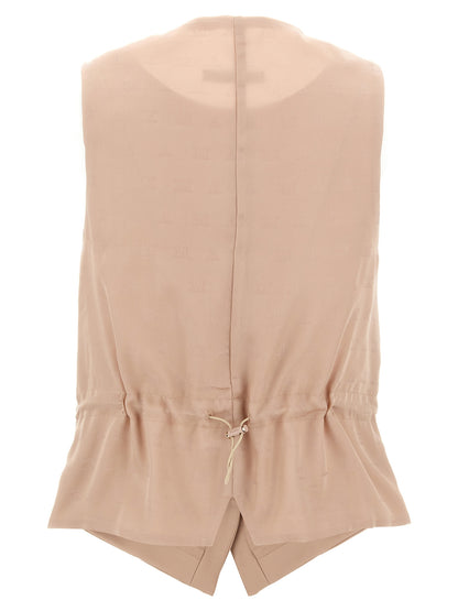 Max Mara Kiwi Multicolor Viscose Jersey Vest