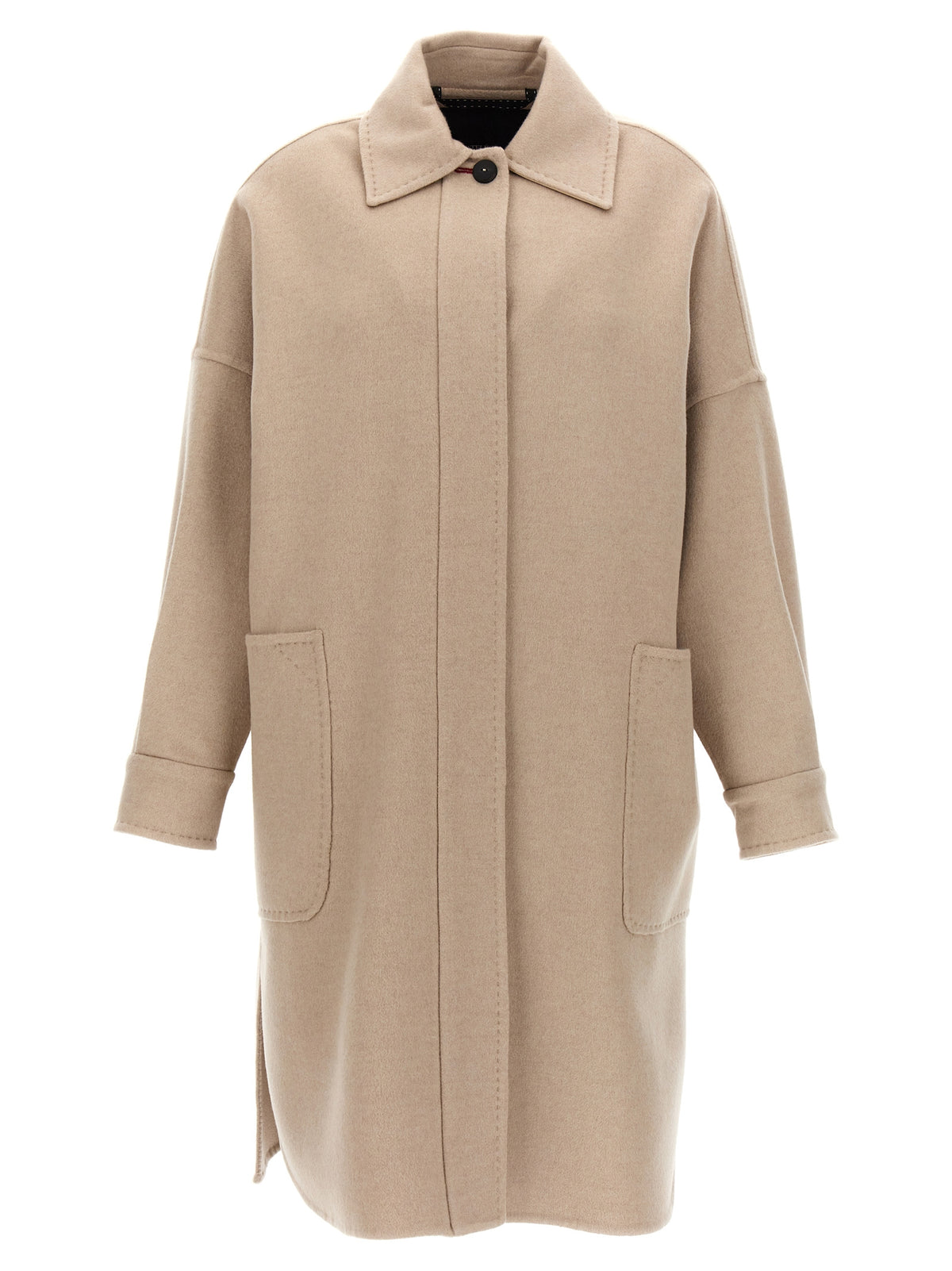 Max Mara Baruffa Beige Double Cashmere Coat