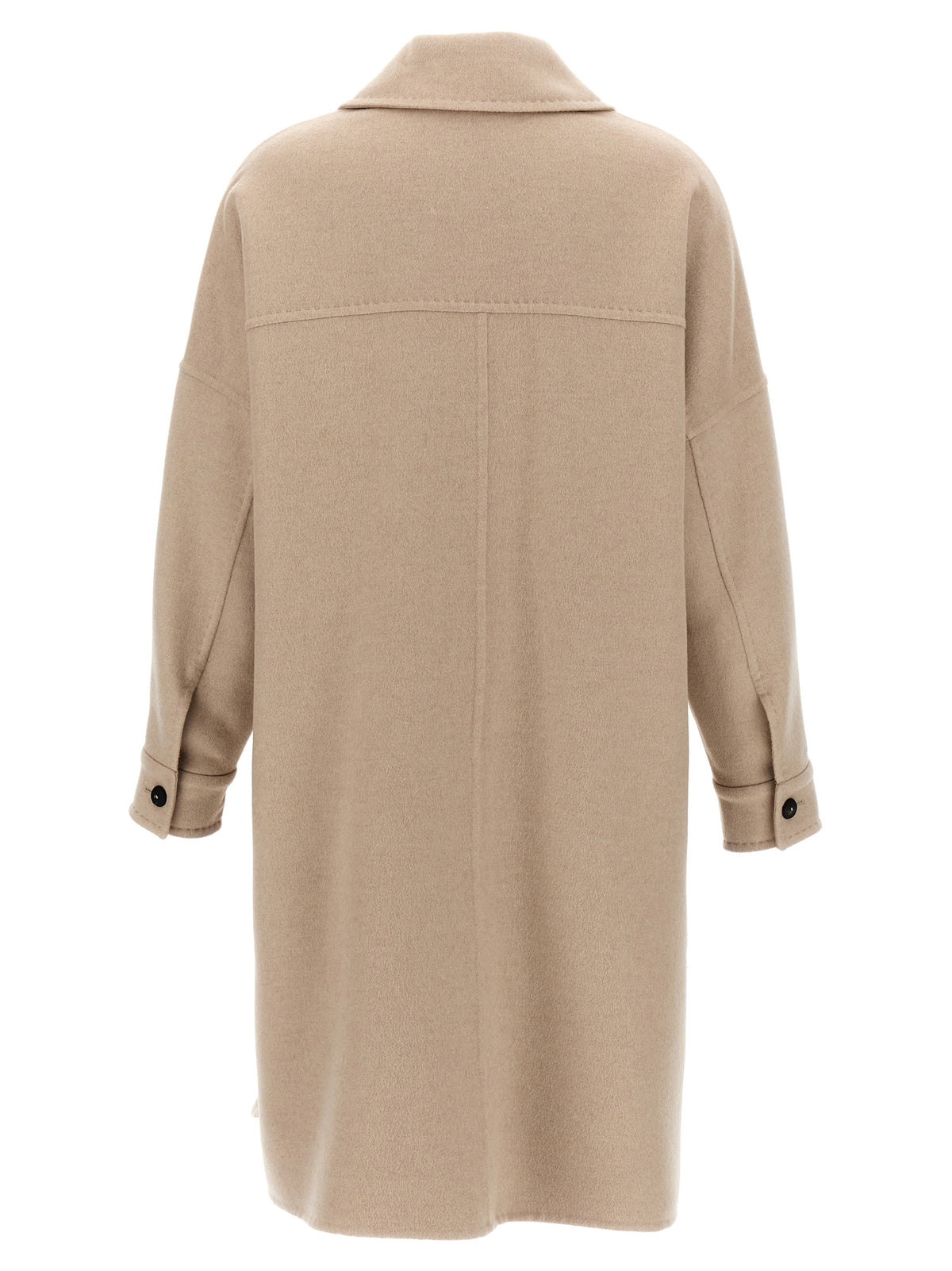 Max Mara Baruffa Beige Double Cashmere Coat