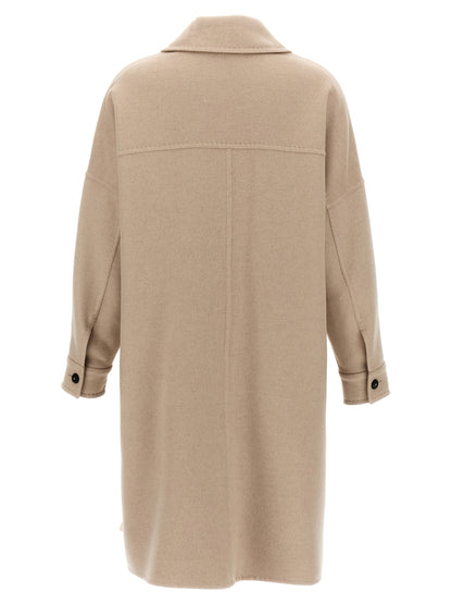 Max Mara Baruffa Beige Double Cashmere Coat
