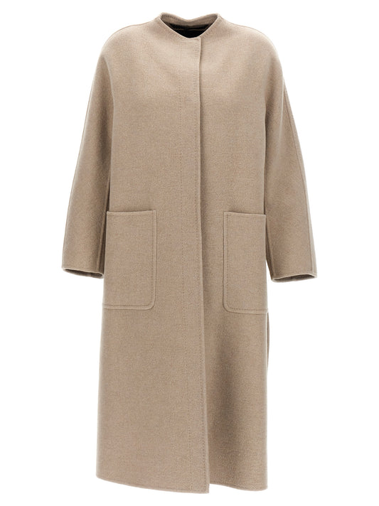 Max Mara Gioiosa Beige Double Cashmere Coat