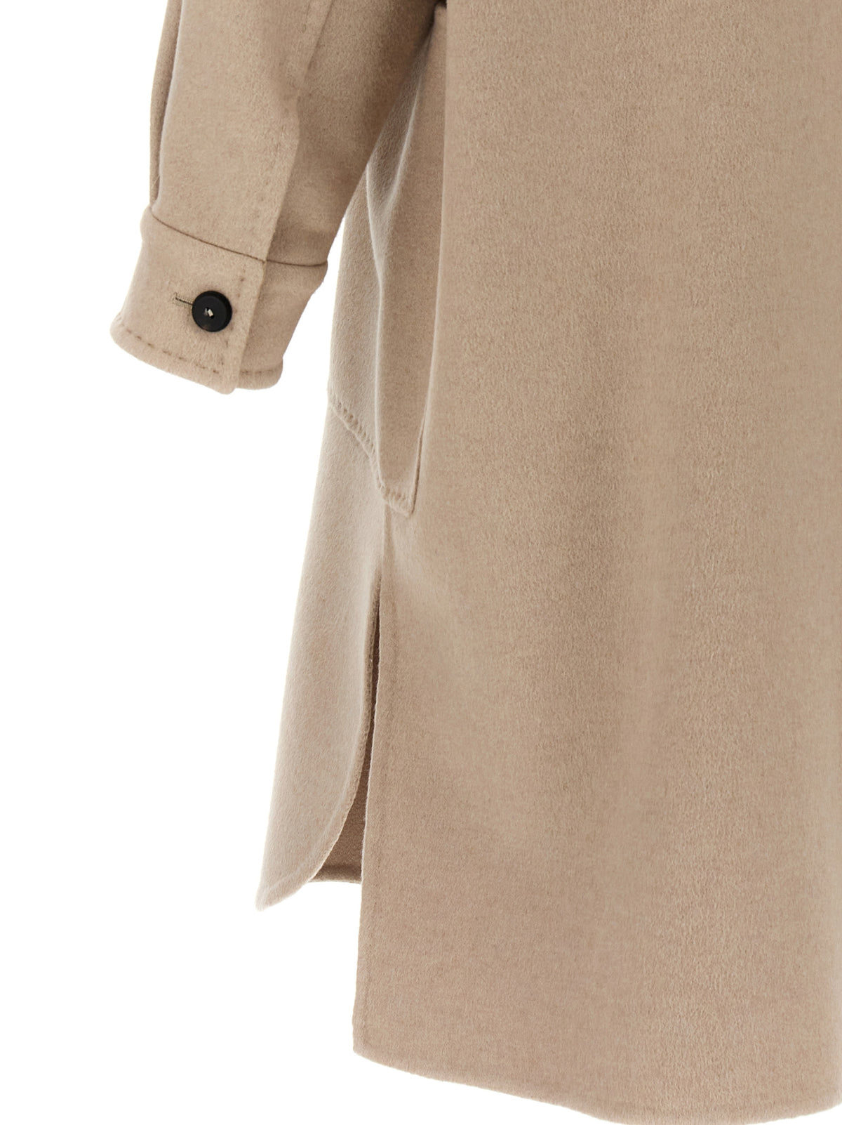 Max Mara Baruffa Beige Double Cashmere Coat