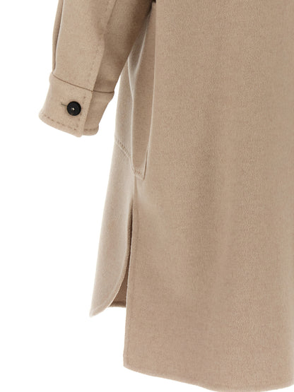 Max Mara Baruffa Beige Double Cashmere Coat