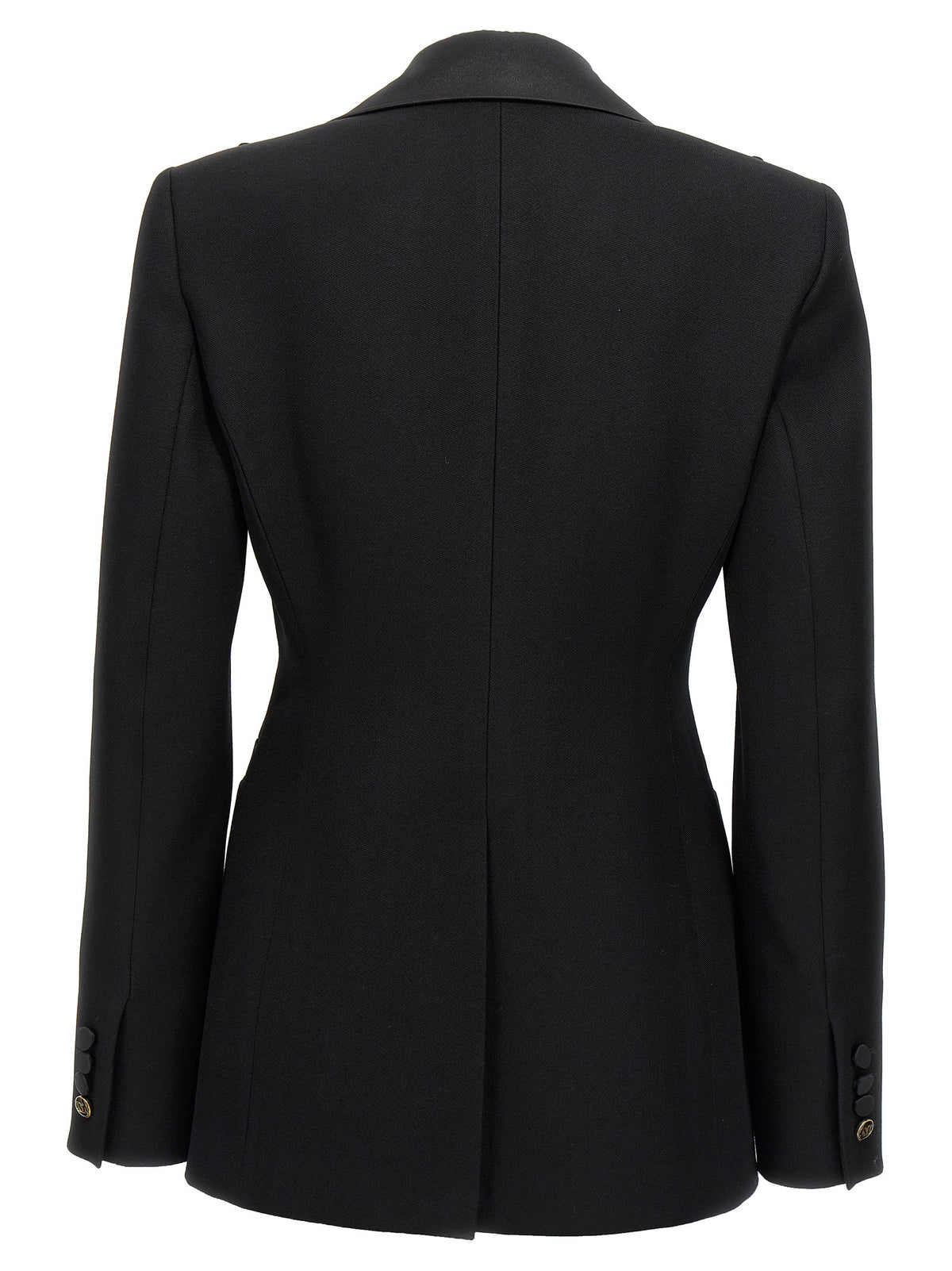 Max Mara Boemia Virgin Wool Blazer in Black