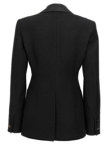 Max Mara Boemia Virgin Wool Blazer in Black