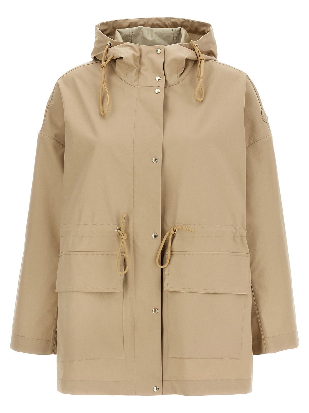 Moncler Gaillon Beige Cotton Parka