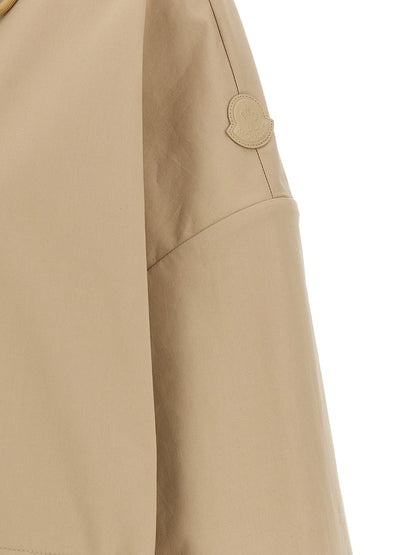 Moncler Gaillon Beige Cotton Parka