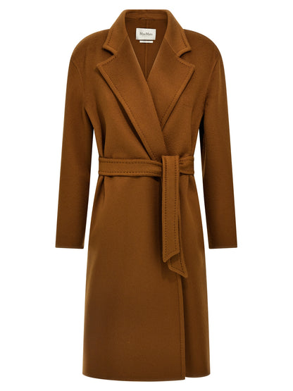 Max Mara Melinda Brown Cashmere Midi Coat