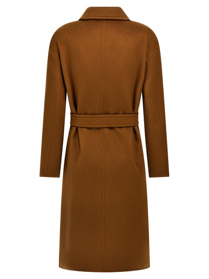 Max Mara Melinda Brown Cashmere Midi Coat