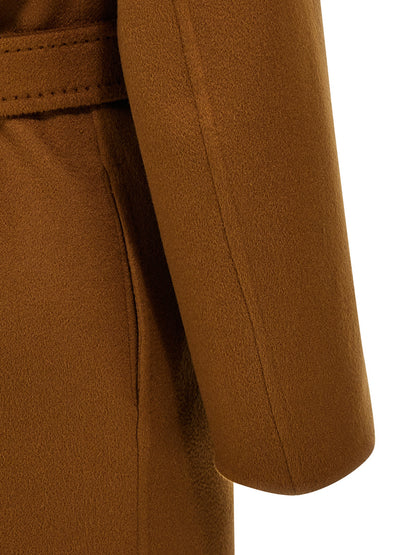 Max Mara Melinda Brown Cashmere Midi Coat
