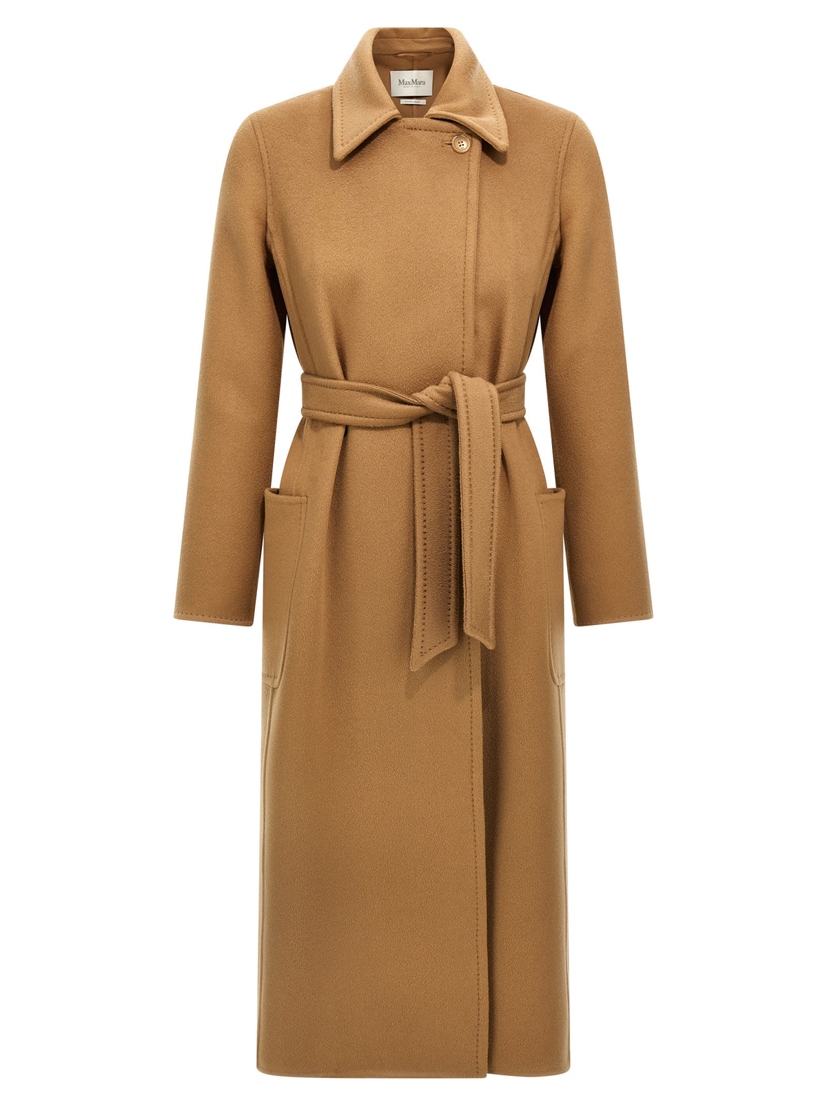 Max Mara Artur Brown Double Cashmere Long Coat