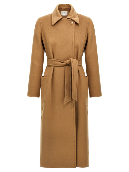 Max Mara Artur Brown Double Cashmere Long Coat