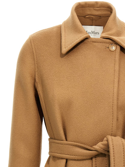 Max Mara Artur Brown Double Cashmere Long Coat