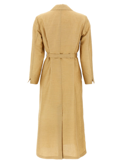 Max Mara Meandro Beige Robe Coat