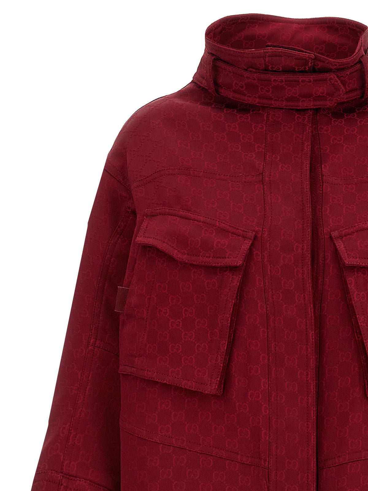 Gucci Rosso Ancora Red Long Coat