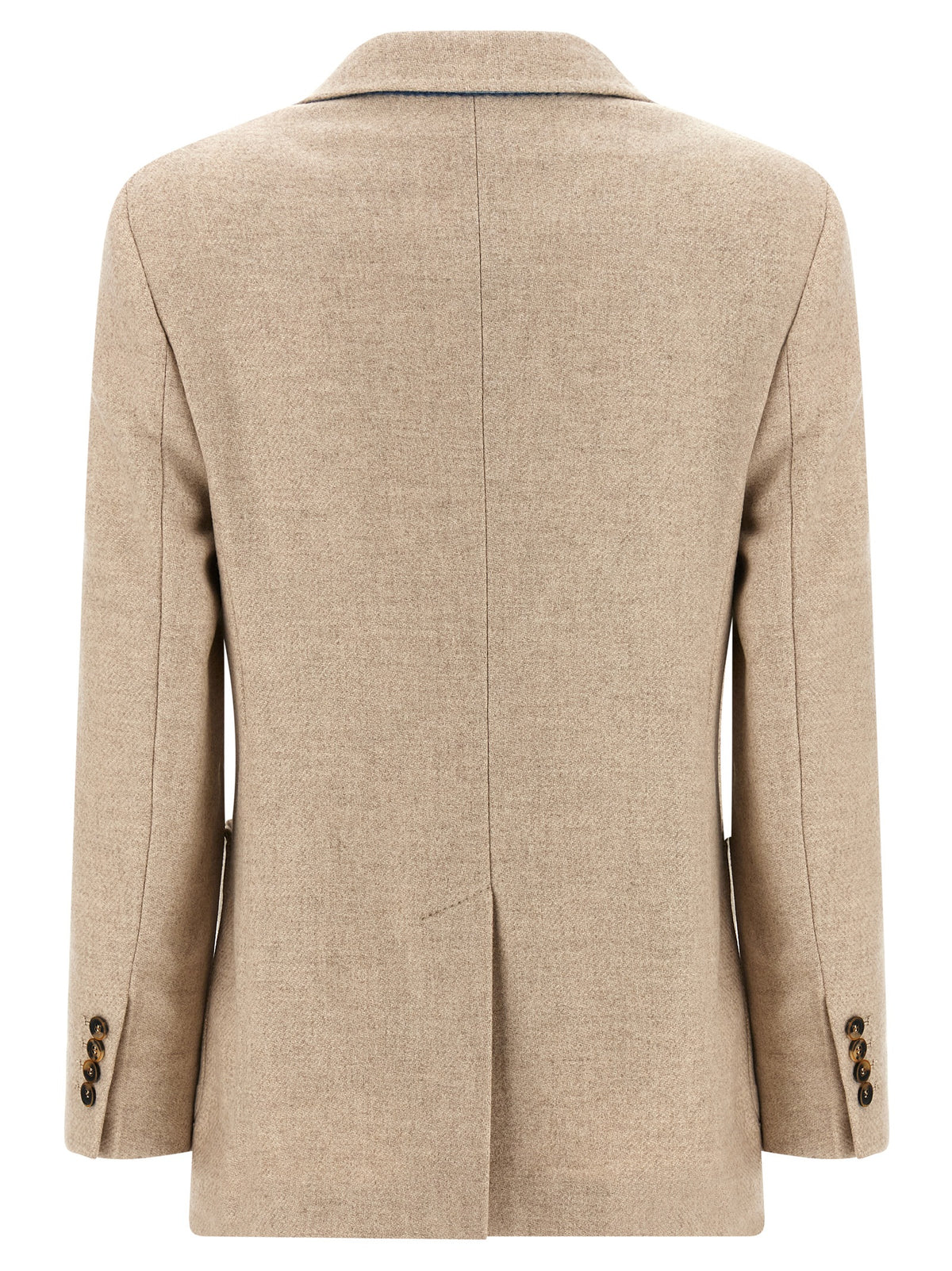 Max Mara Beige Caraffa Alpaca-Cashmere Blazer