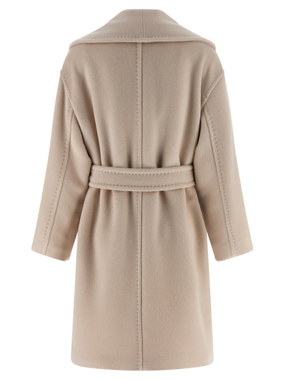 Max Mara Studio Cloruro Beige Alpaca-Wool Coat