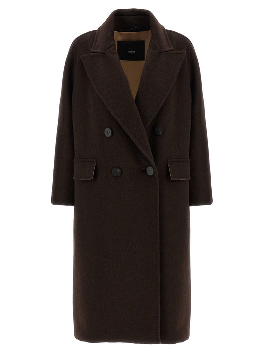 Max Mara Angus Brown Cashmere-Alpaca Coat
