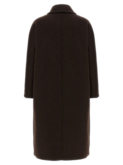 Max Mara Angus Brown Cashmere-Alpaca Coat